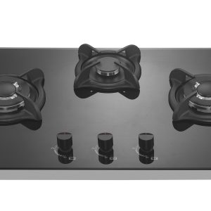 IMAGE 3 BURNER GAS HOB | IM-80GG-3 | 90CM IN-BUILT GAS COOKER